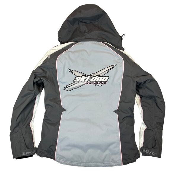 BRP Ski-Doo Team Snowmobile Jacket Women's S Hood Winter Recreation Insulated - Picture 2 of 16